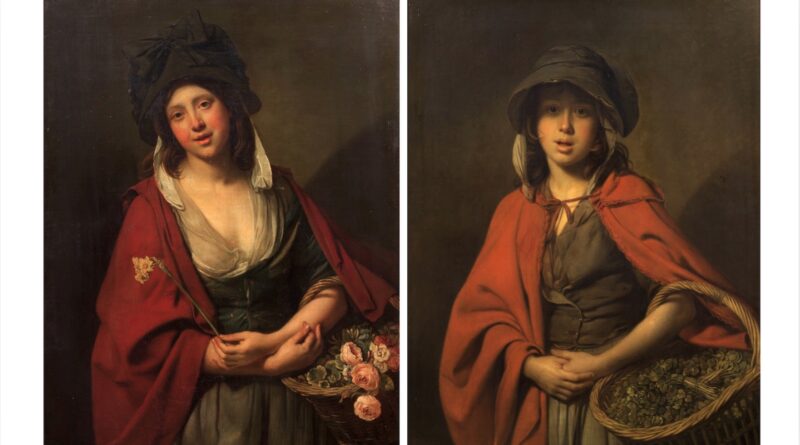 A pair of portraits by Joseph Zoffany