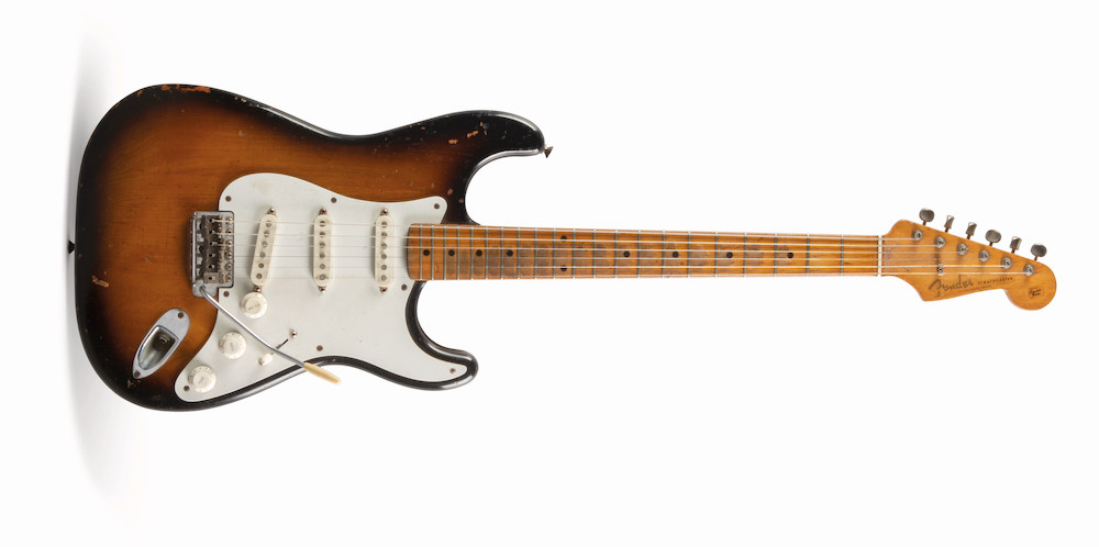 Jeff Beck's 'Sunburst' Stratocaster guitar 