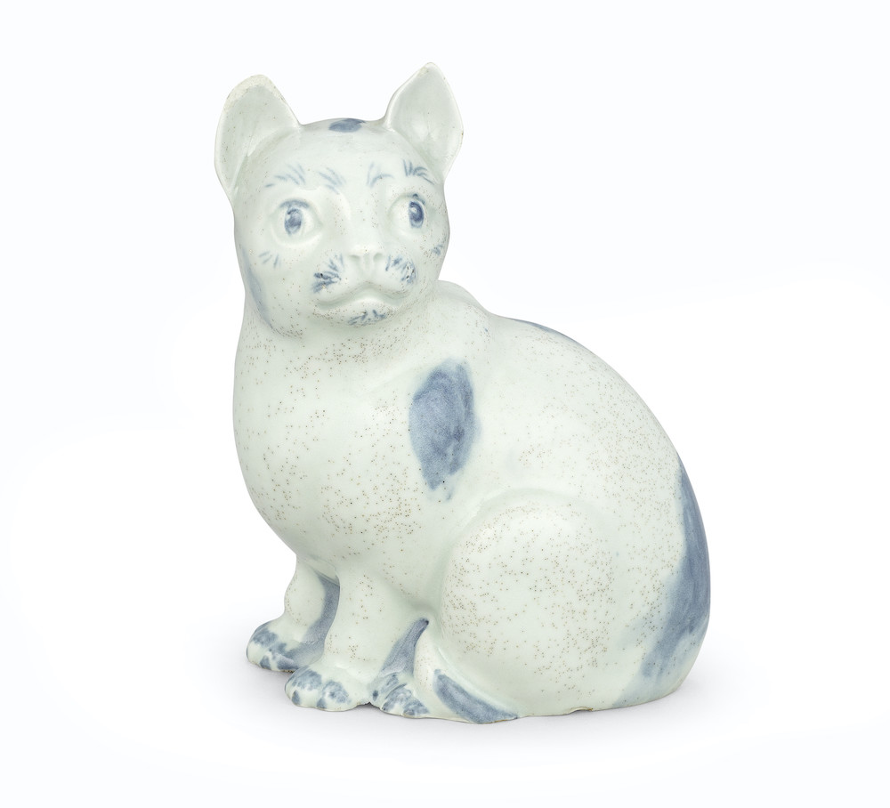 A Limehouse model of a cat, circa 1746-48