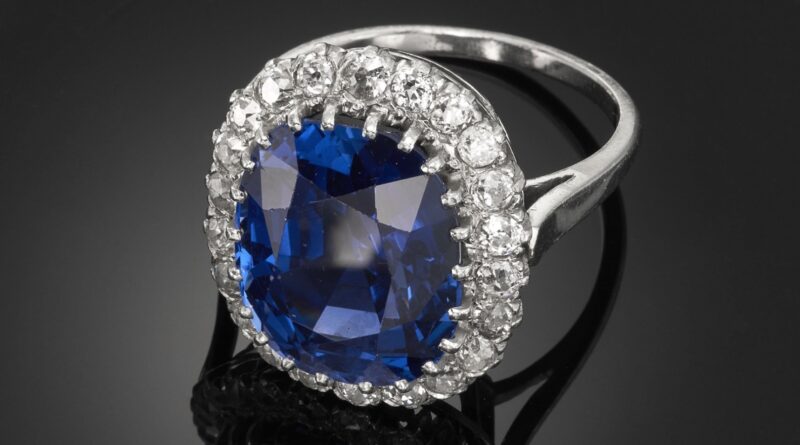 A Sri Lankan sapphire