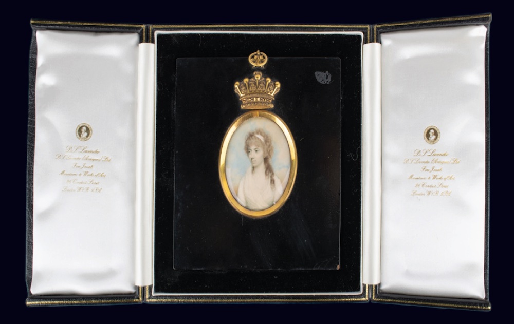 Portrait miniature of Sarah Anne, Countess of Westmorland
