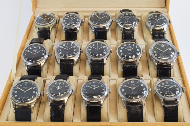 The Collection of military watches set to be sold at auction