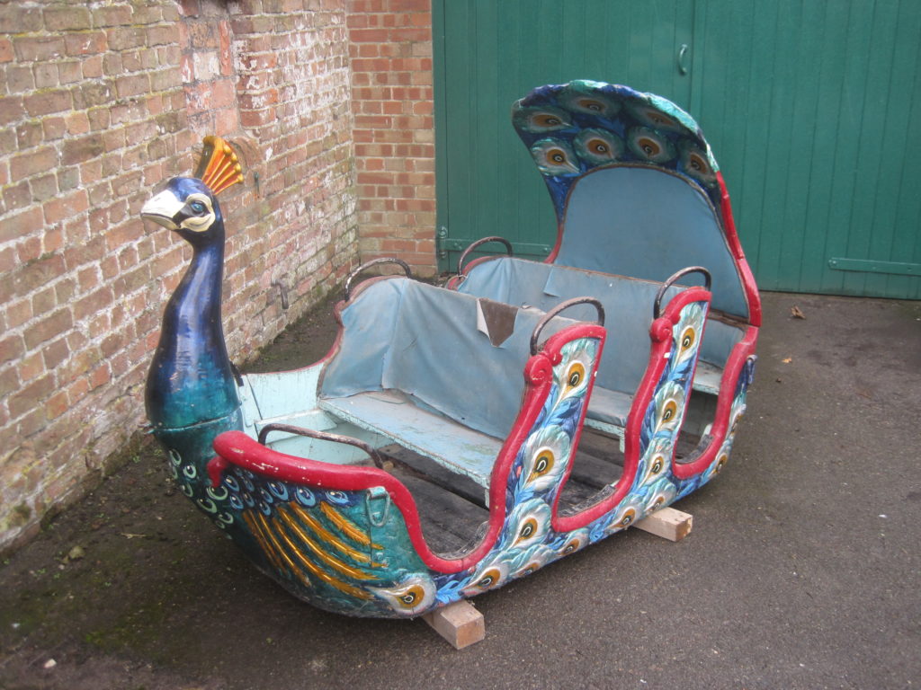 Vintage fairground Peacock Gondola