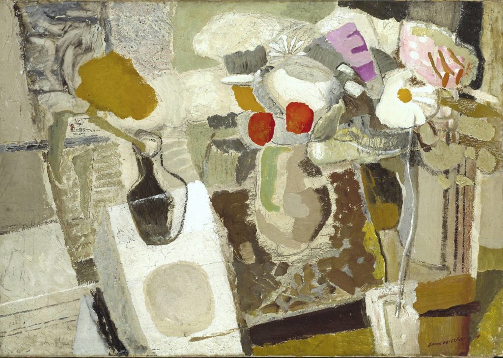 Autumn Composition, Flowers on a Table, 1932, by Ivon Hitchens 