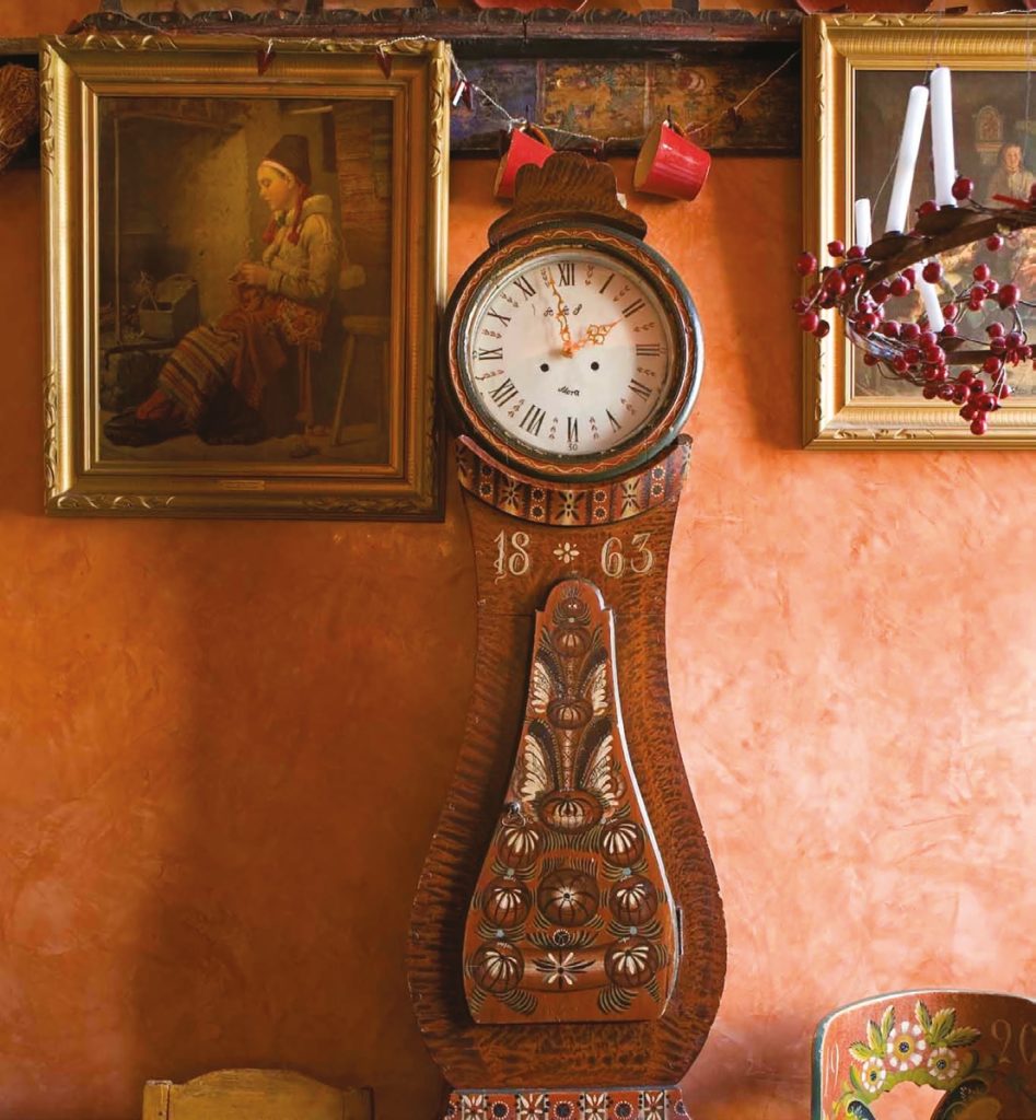 An antique Swedish Mora clock in this month's Antique Collecting magazine