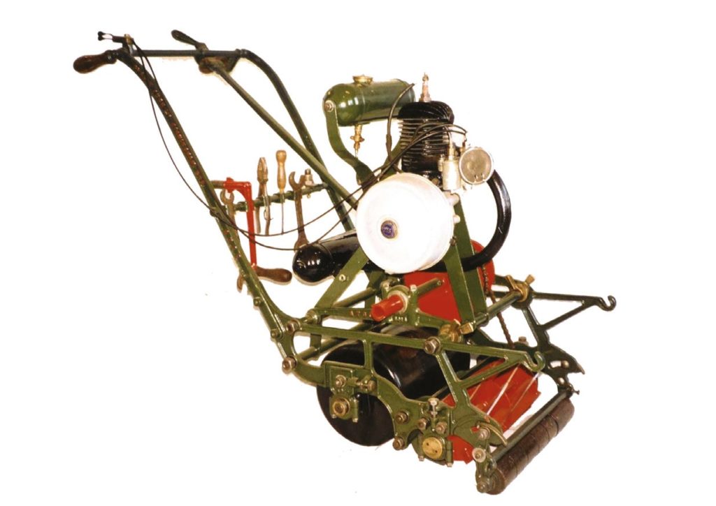 A lawnmower from the British Lawnmower Museum