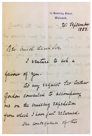 The letter written to Winston Churchill's headmaster