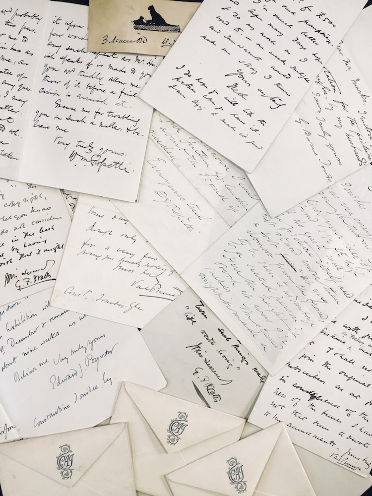 The collection of Pre Raphaelite letters