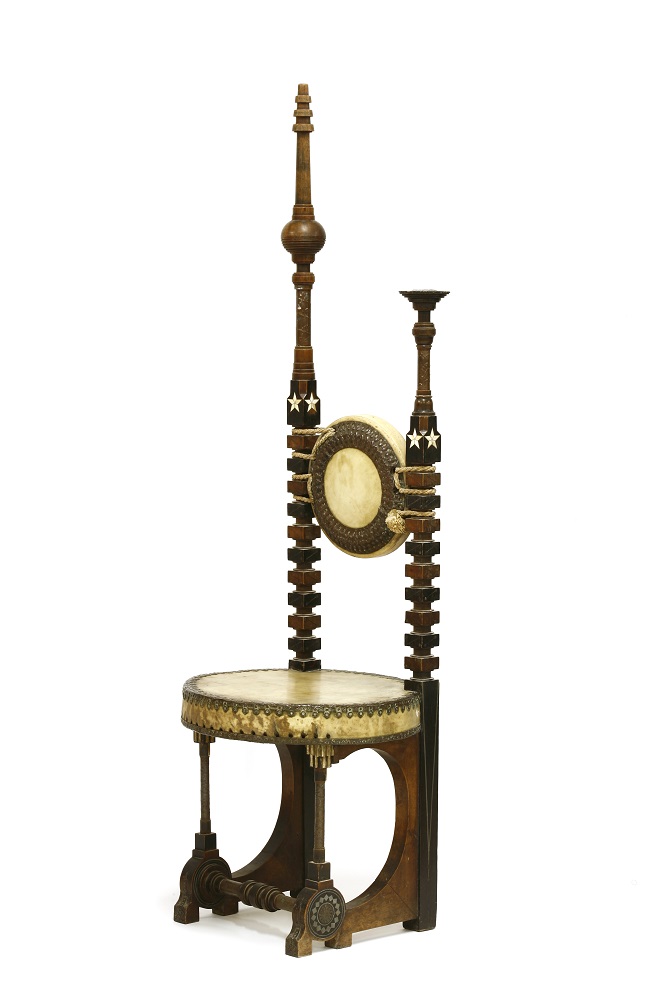 Carlo Bugatti throne chair