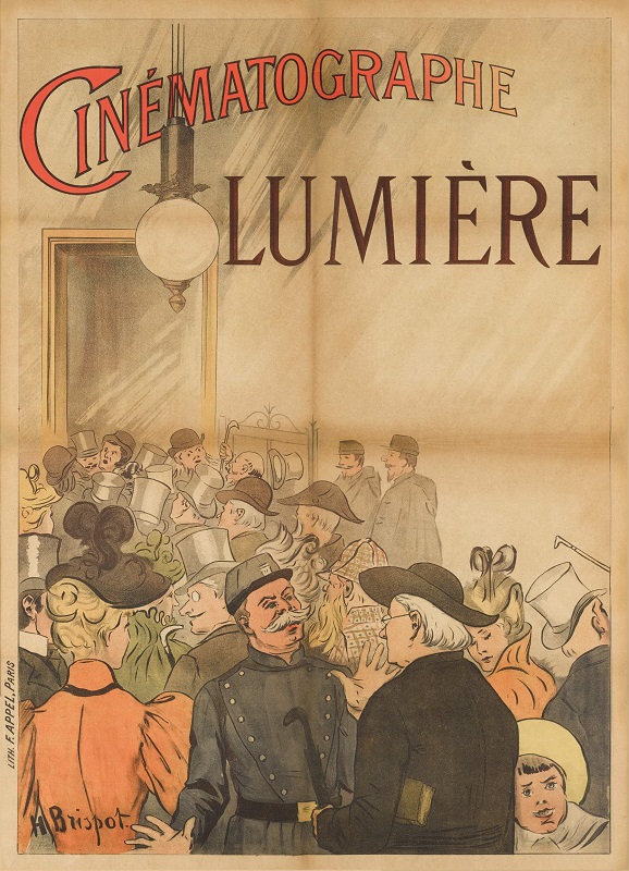 The world's first film poster for Cinématographe Lumière (1896) poster in Sotheby's sale