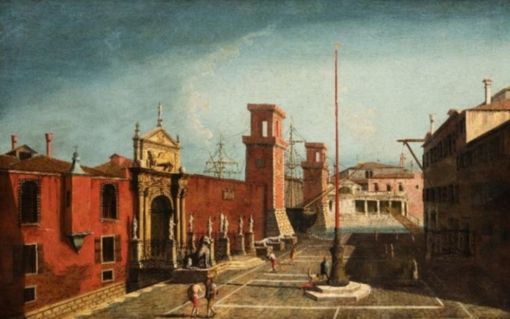 Follower of Michele Marieschi - Campo dell Arsenale, Venice