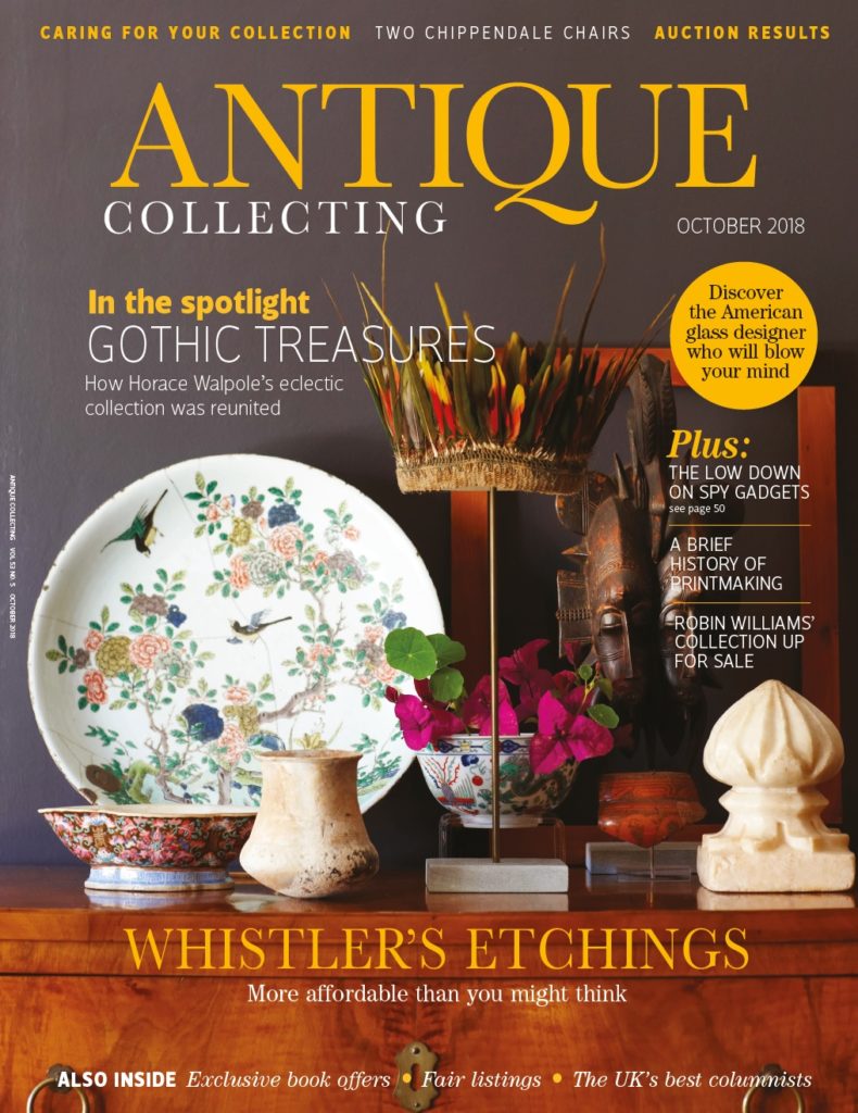 Antique Collecting magazine October 2018 front cover