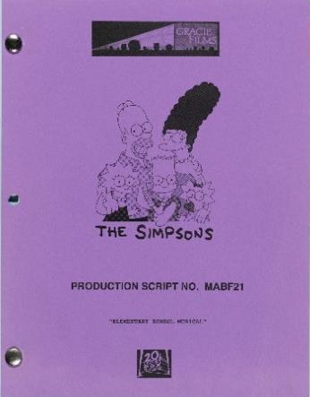 Stephen Hawking's The Simpsons script