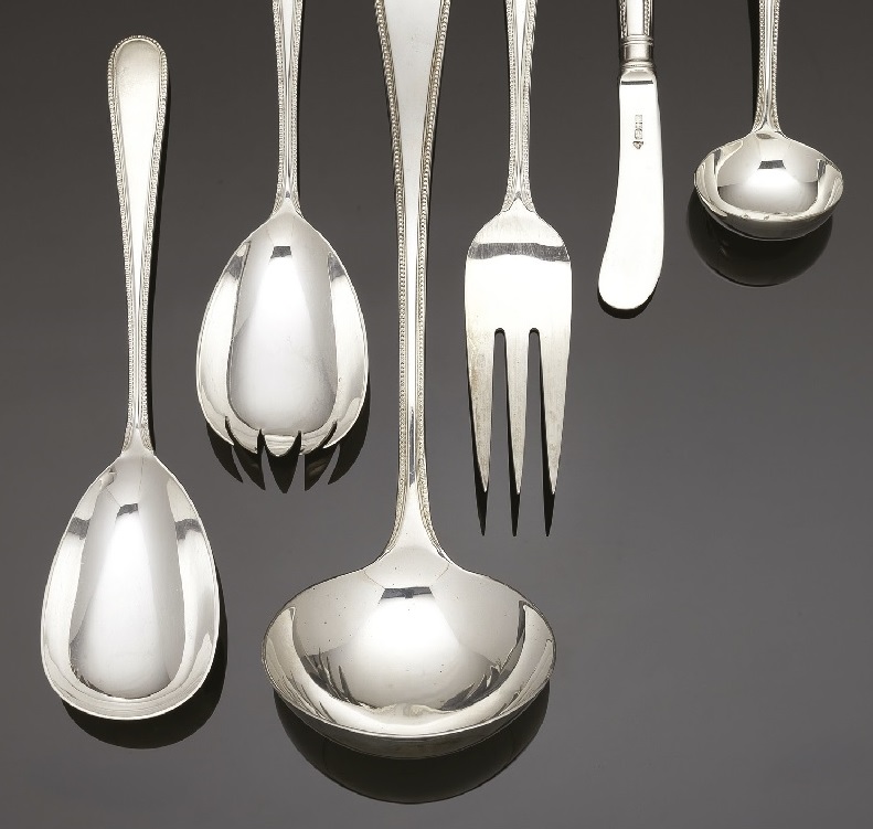 How to care for your silver collection such as a silver cutlery set