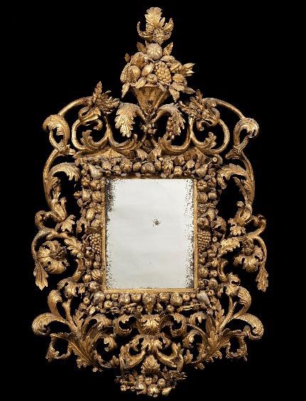 A 17th-century mirror at this year's BADA Fair