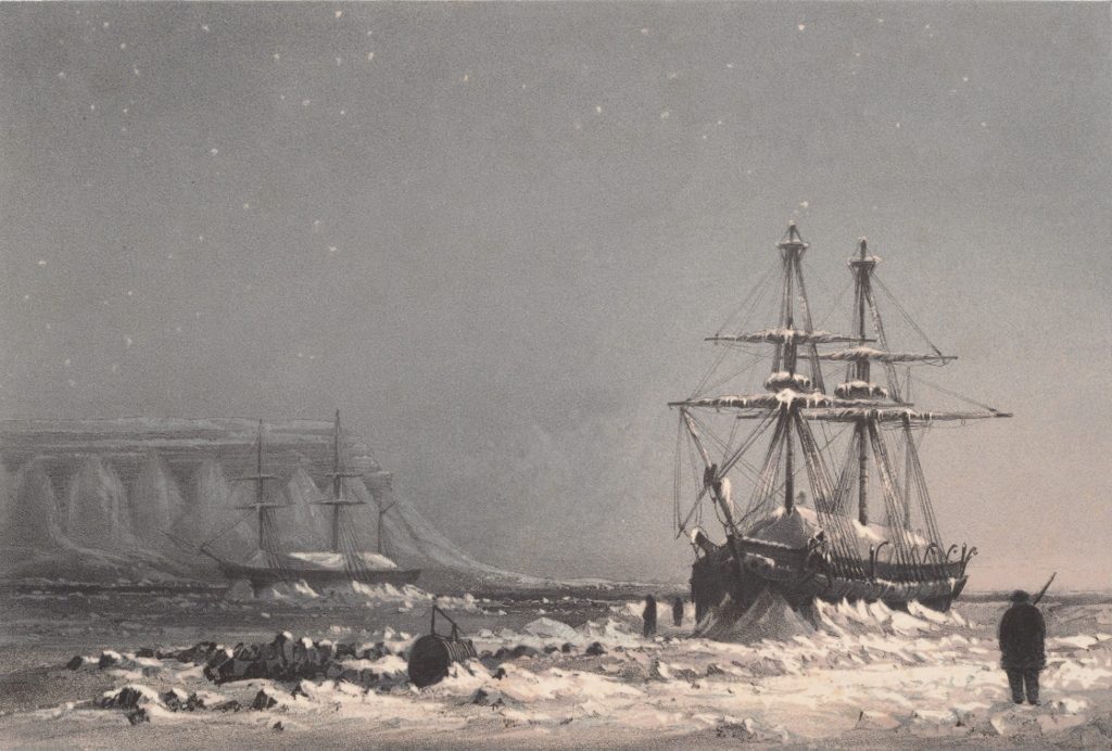 Image of the Antarctic exploration