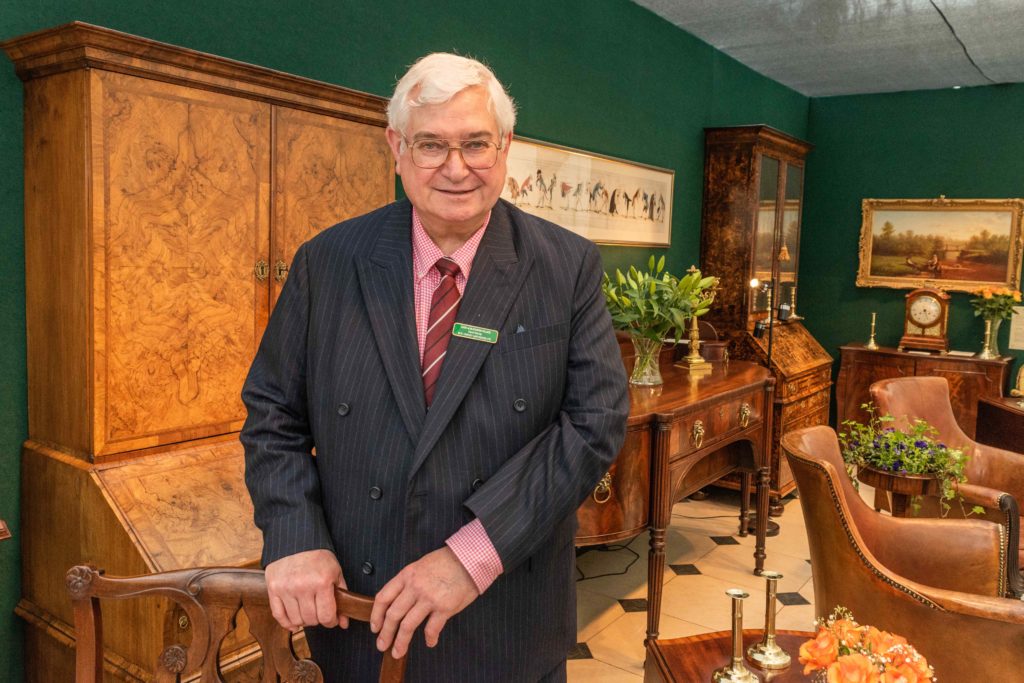 David Harvey of W. R. Harvey & Co at CADA Fair at Blenheim Palace