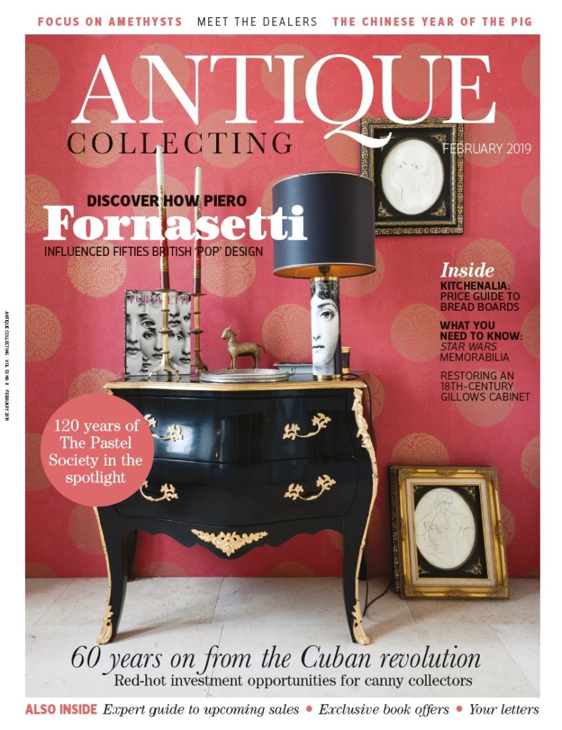 February 2019 issue of Antique Collecting magazine