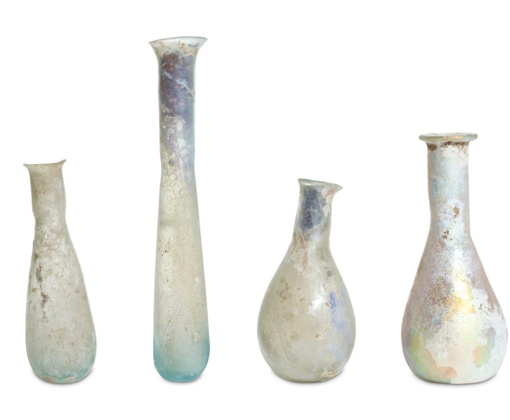 A collection of vase antiquities