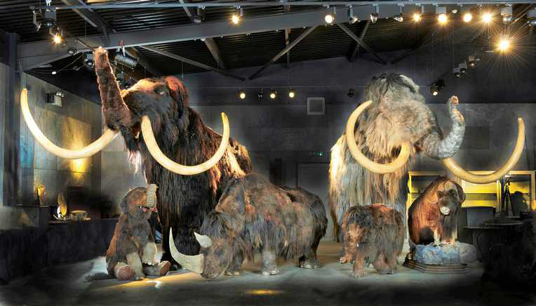 A collection of Ice Age animals in auction