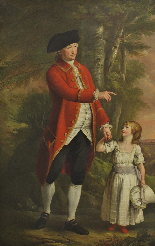 Portrait of the 4th Duke of Bedford with the Marquess of Blandford by Hugh Douglas Hamilton