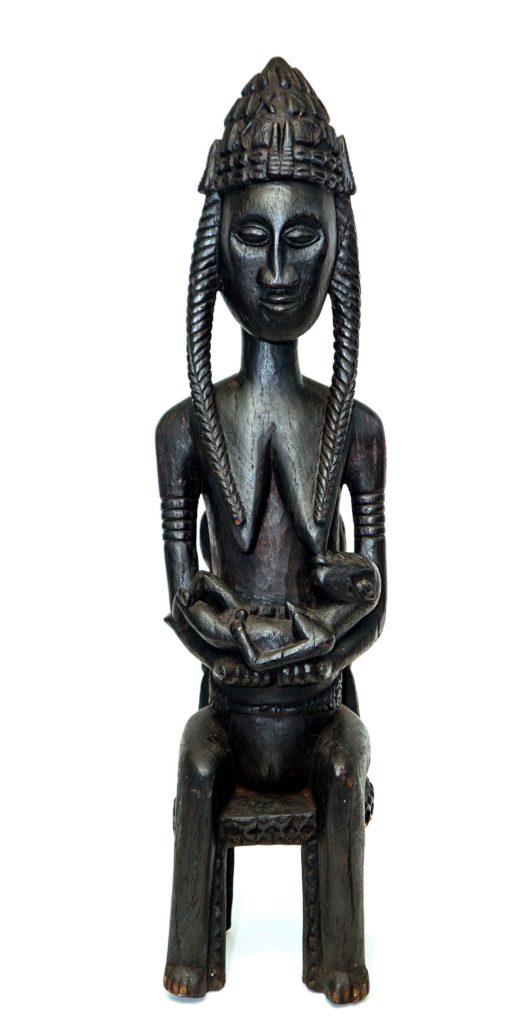 An African tribal figure in Victor Mee auction rooms