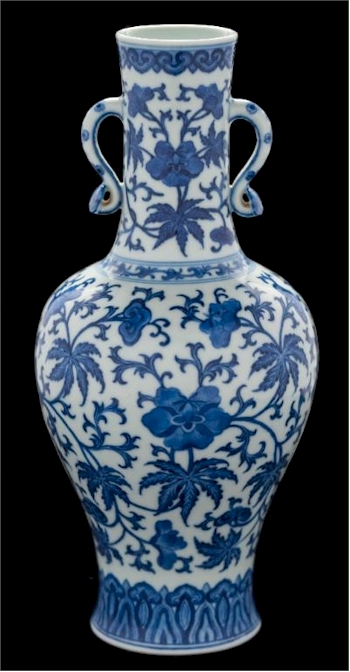 The rare Qianlong Chinese vase