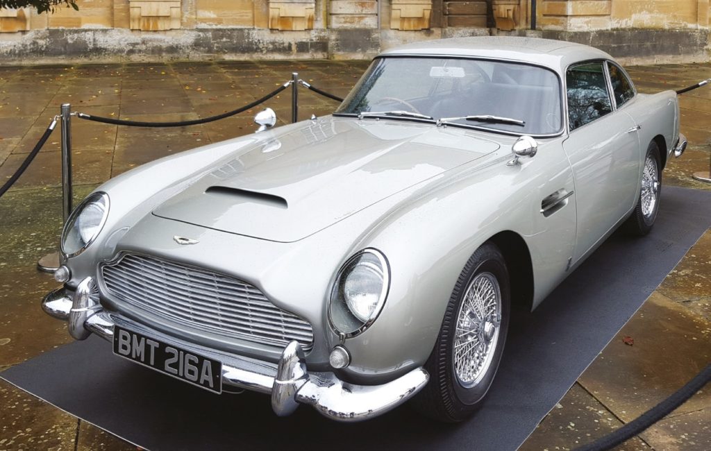 The Aston Martin from James Bond film Casino Royale