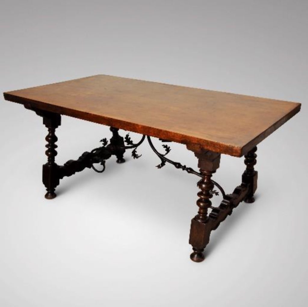 Antique 18th century walnut table