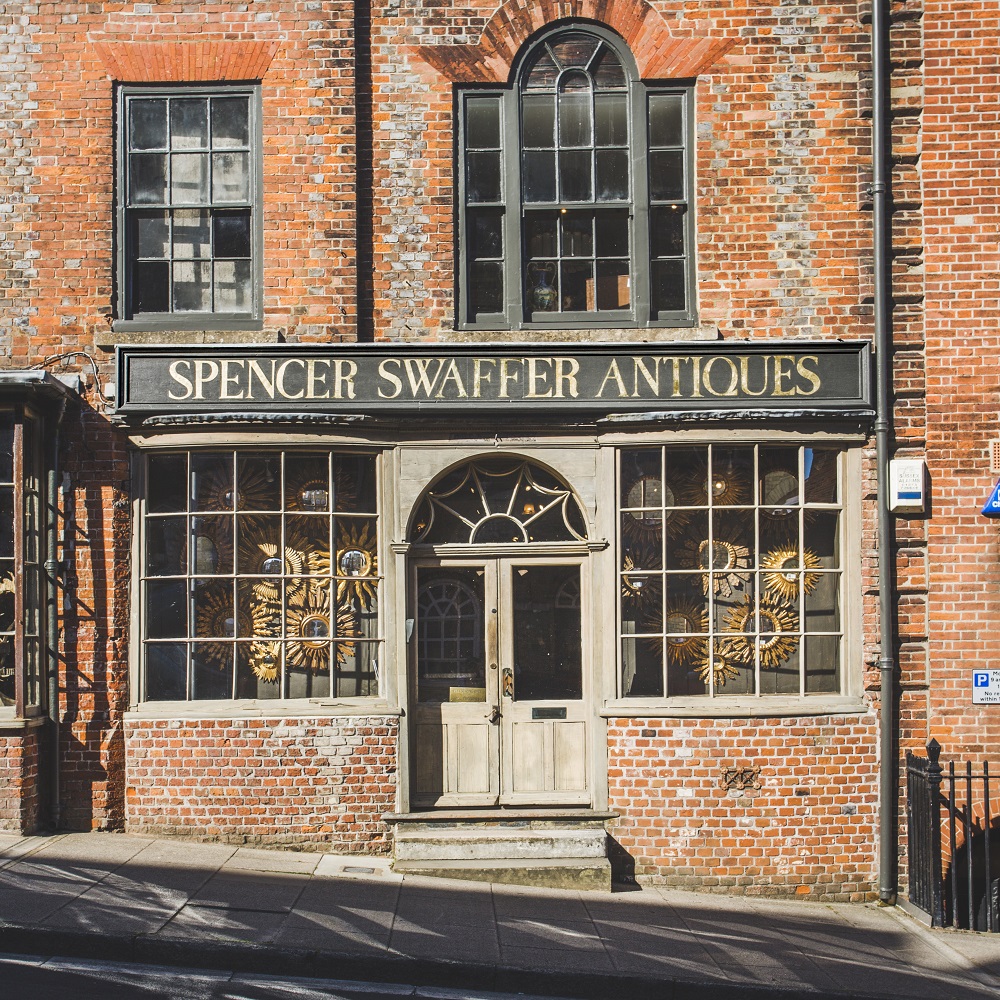 Antique dealer Spencer Swaffer's shop in Arundel