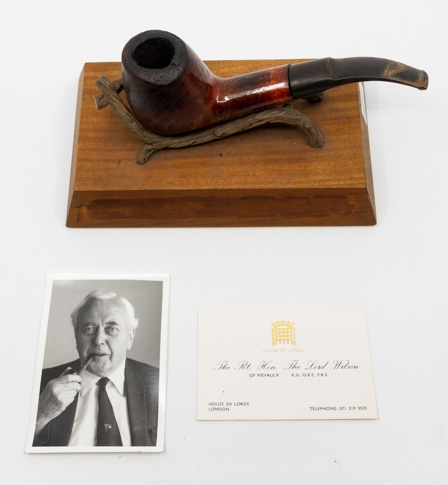 Harold Wilson's pipe.