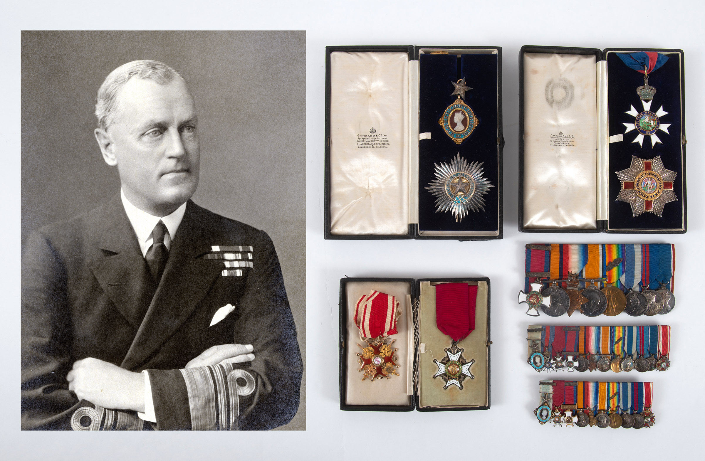 The twelve medals of Vice Admiral Sir Humphrey Walwyn