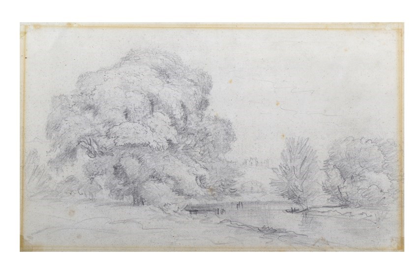 John Constable sketch believed to be of Framlingham castle