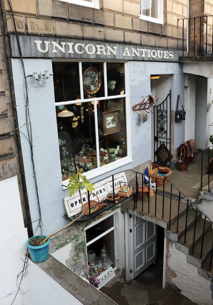 Unicorn Antiques in Edinburgh