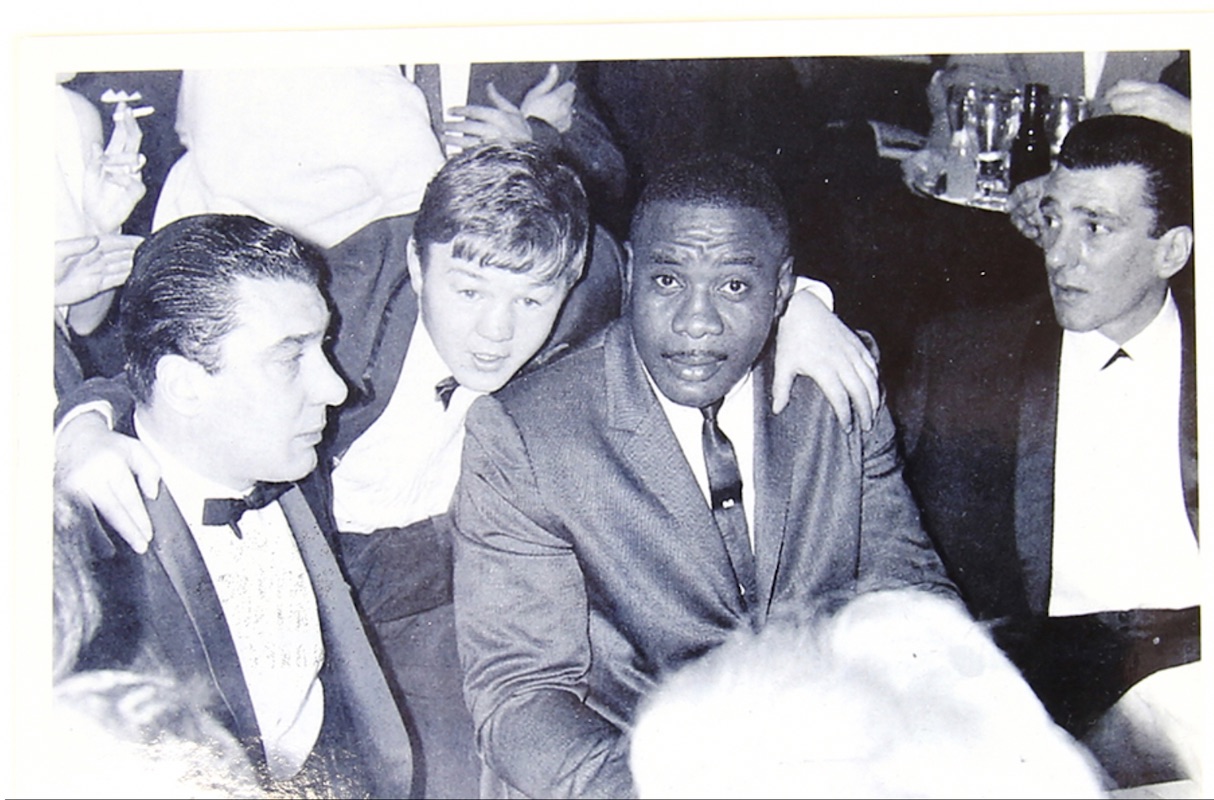 Reggie and Ronnie Kray with Sonny Liston