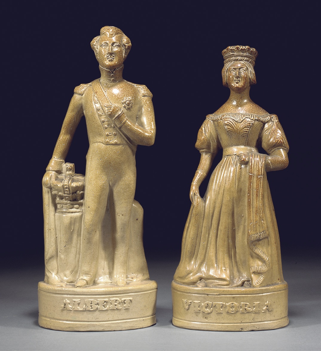 Porcelain figurine of Queen Victoria and Prince Albert